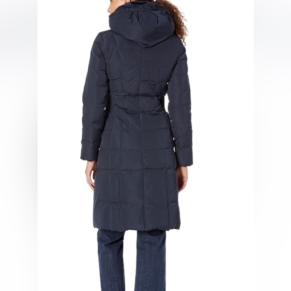 Cole Haan Women's Dark Blue Puffer Coat - Picture 2 of 5